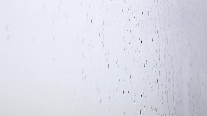 【原创】雨天下雨玻璃水珠