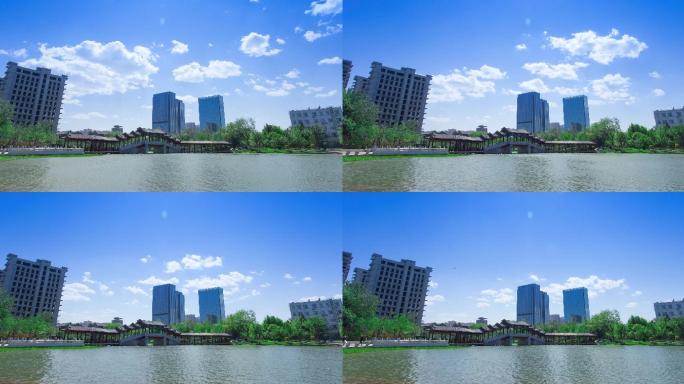 北京西海子公园（廊桥）延时4K