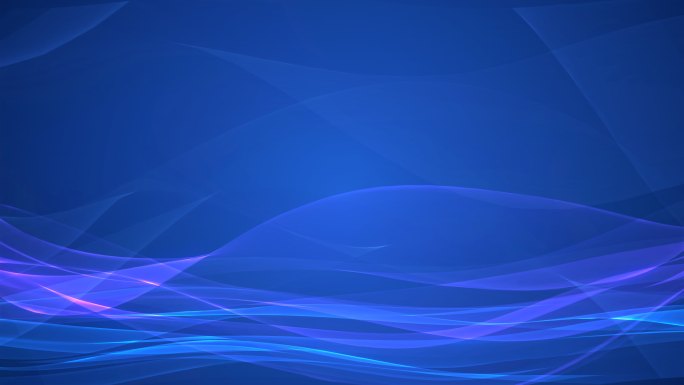 抽象蓝色科技波浪背景【4K】