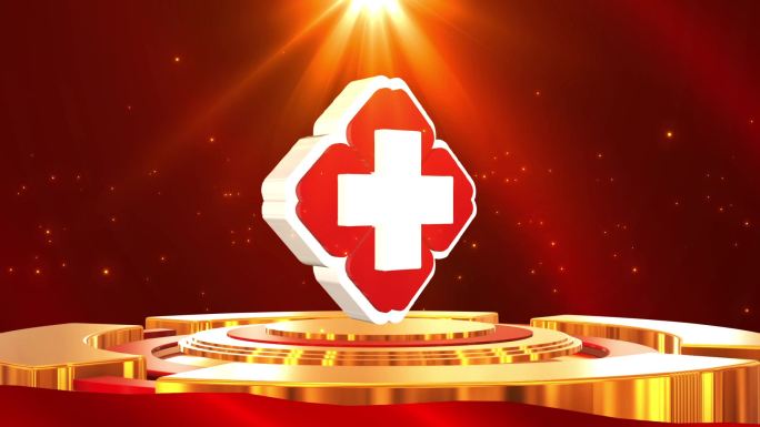 512国际护士节红十字背景视频