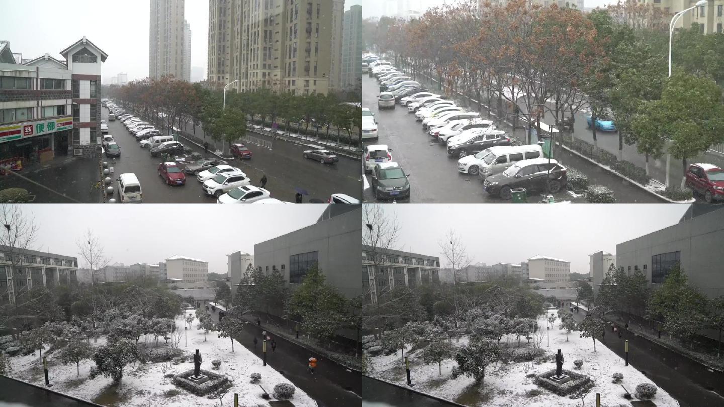 武汉下雪天-大雪