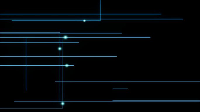 高清蓝色科技线条视频素材