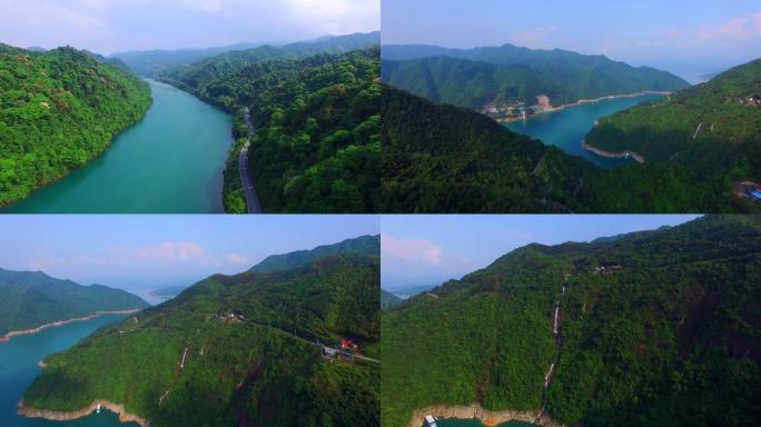 东江湖山水大江大河绿水青山竹林