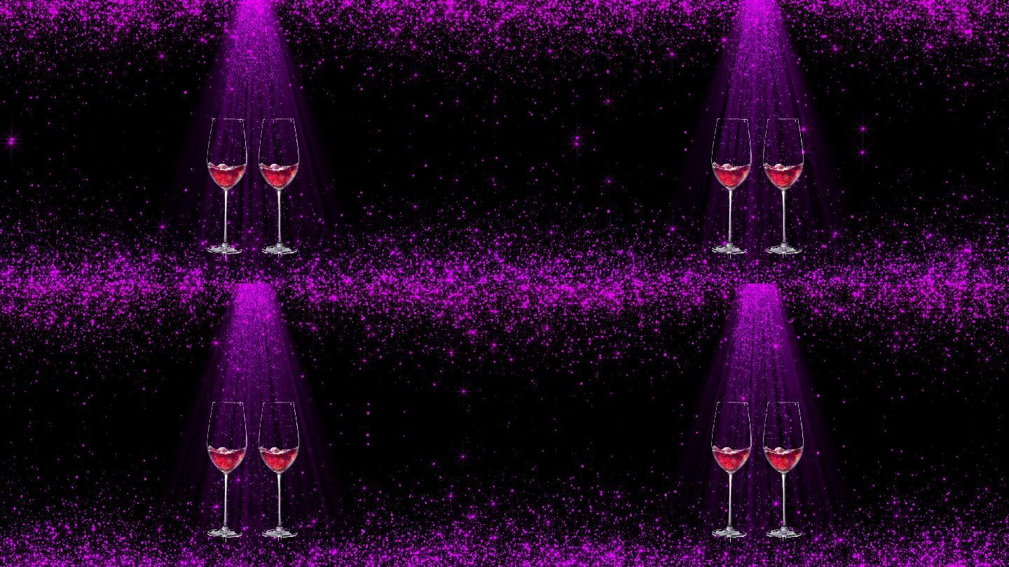 紫色交杯酒