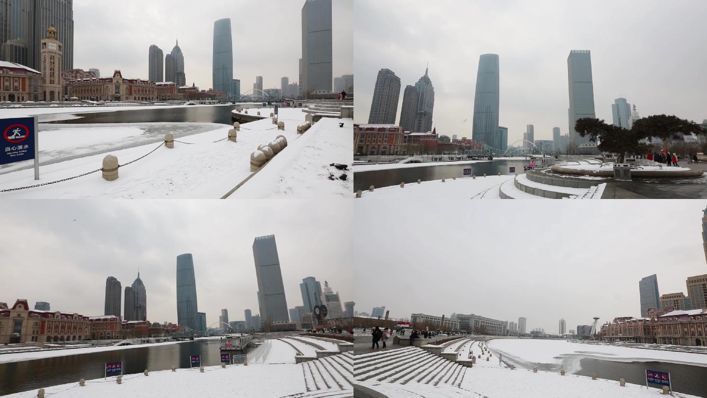 【原创】大雪过后的天津海河