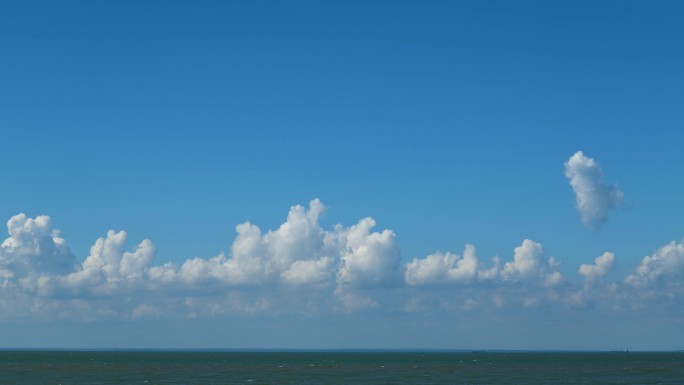 4k琼州海峡的云延时摄影（原创）