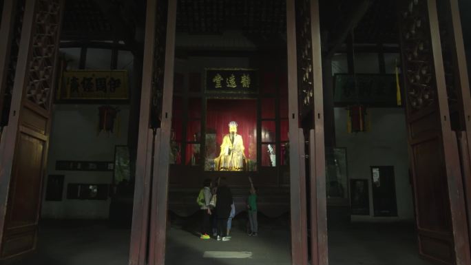 成都武侯祠石狮子古建筑孔明园