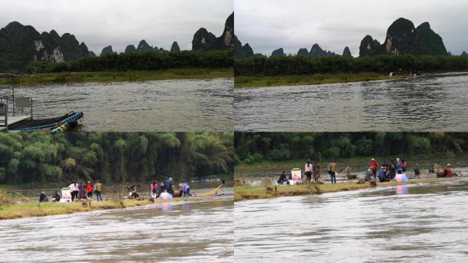 广西桂林漓江兴坪古镇