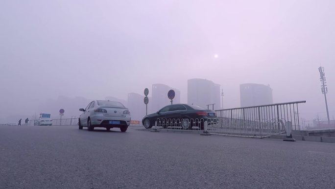 雾霾城市