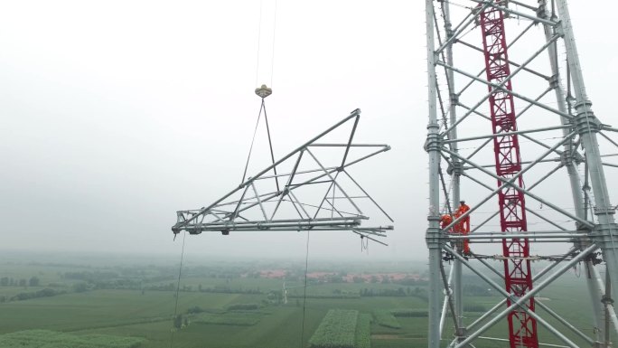 铁塔安装电塔安装特高压建设