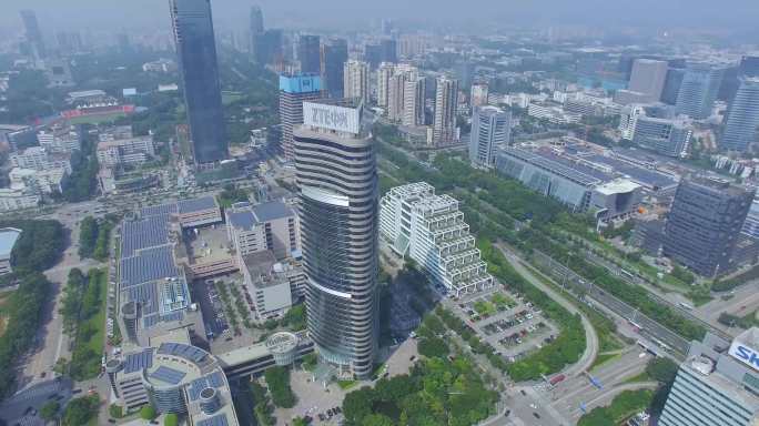 深圳南山区高楼、科技园、建筑群
