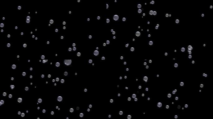 水泡气泡水分子（带通道屏幕叠加）