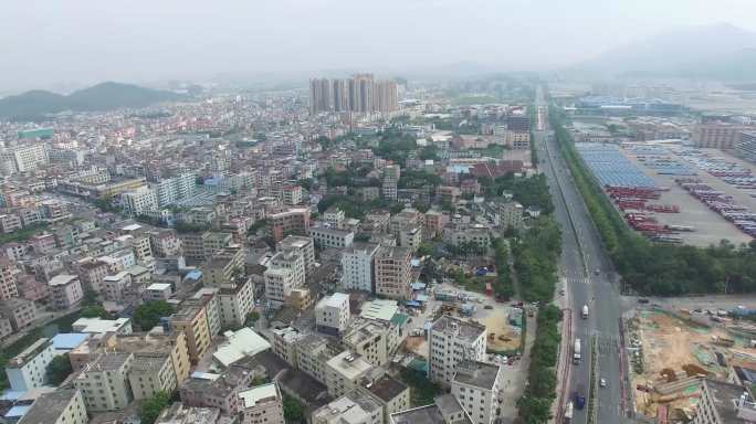 深圳坪山新区马峦街道航拍大景