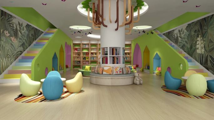 3D动画-商场幼儿园幼教中心亲子乐园21