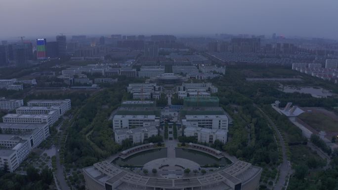 4K-log山东理工大学航拍