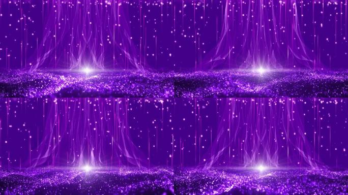 紫色粒子绸布