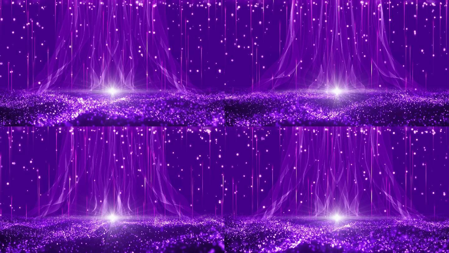 紫色粒子绸布