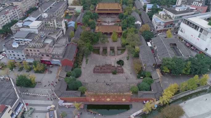 德阳文庙大景航拍