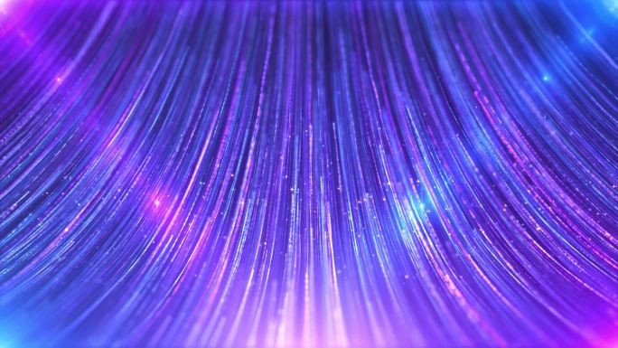 蓝紫色梦幻粒子光线条纹婚礼舞台背景视频