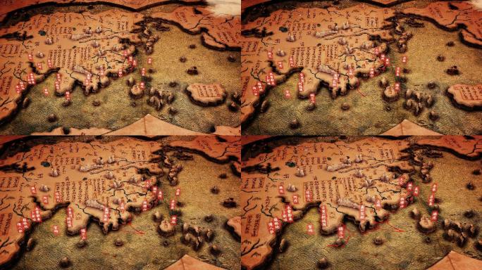 古代海上丝绸之路地图