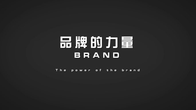 扫光简洁logo