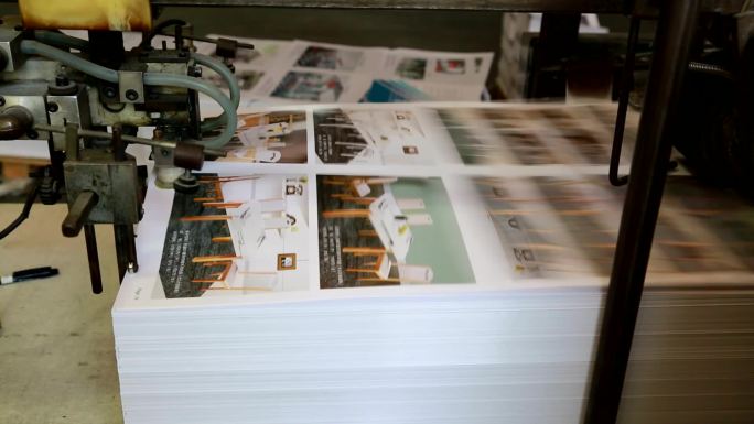 印刷厂设备工作折页机