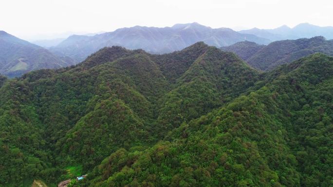 4K航拍湖南湘中安化县丘陵地貌11