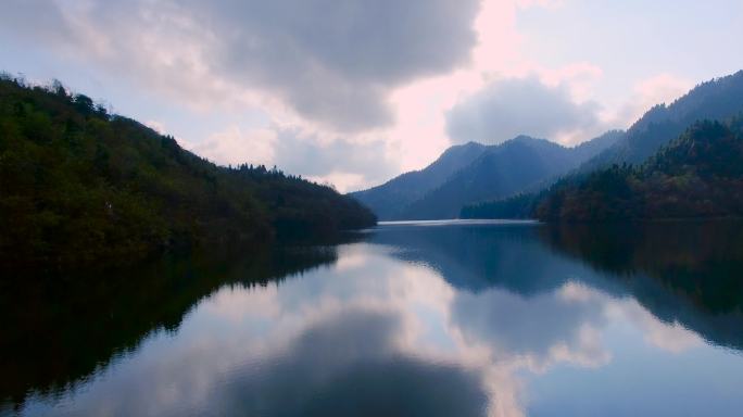 高原湖泊视频云南昭通水库的湖光山色