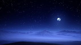 月落星空夜晚 19x1080 高清视频素材下载 编号 舞台背景 Vj师网www Vjshi Com