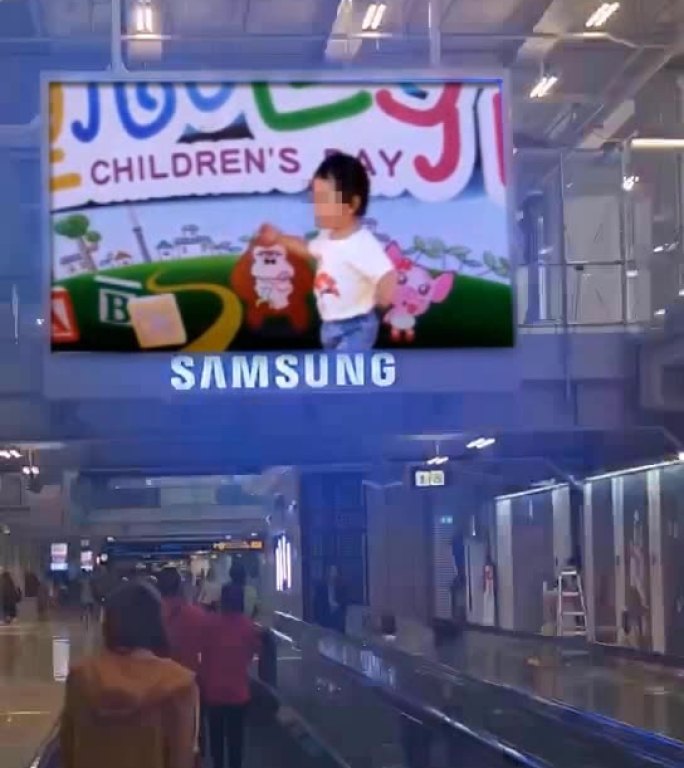 泰国朗曼机场看到你的广告微信小视频AE模