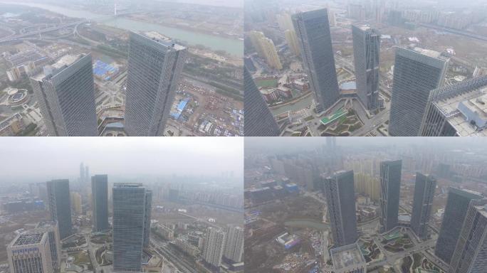 苏宁睿城-4K航拍视频素材