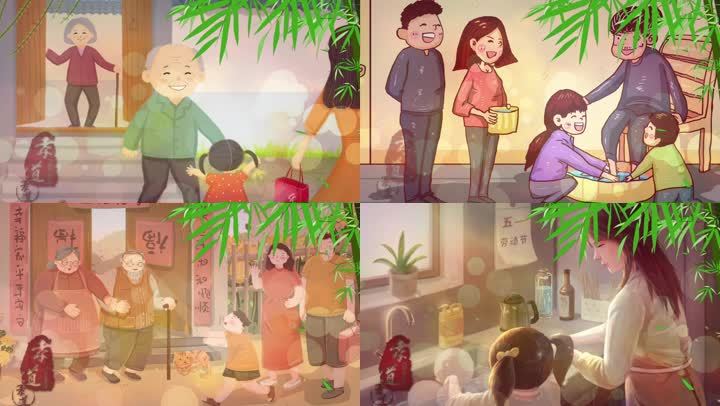 中华孝道最新LED背景视频