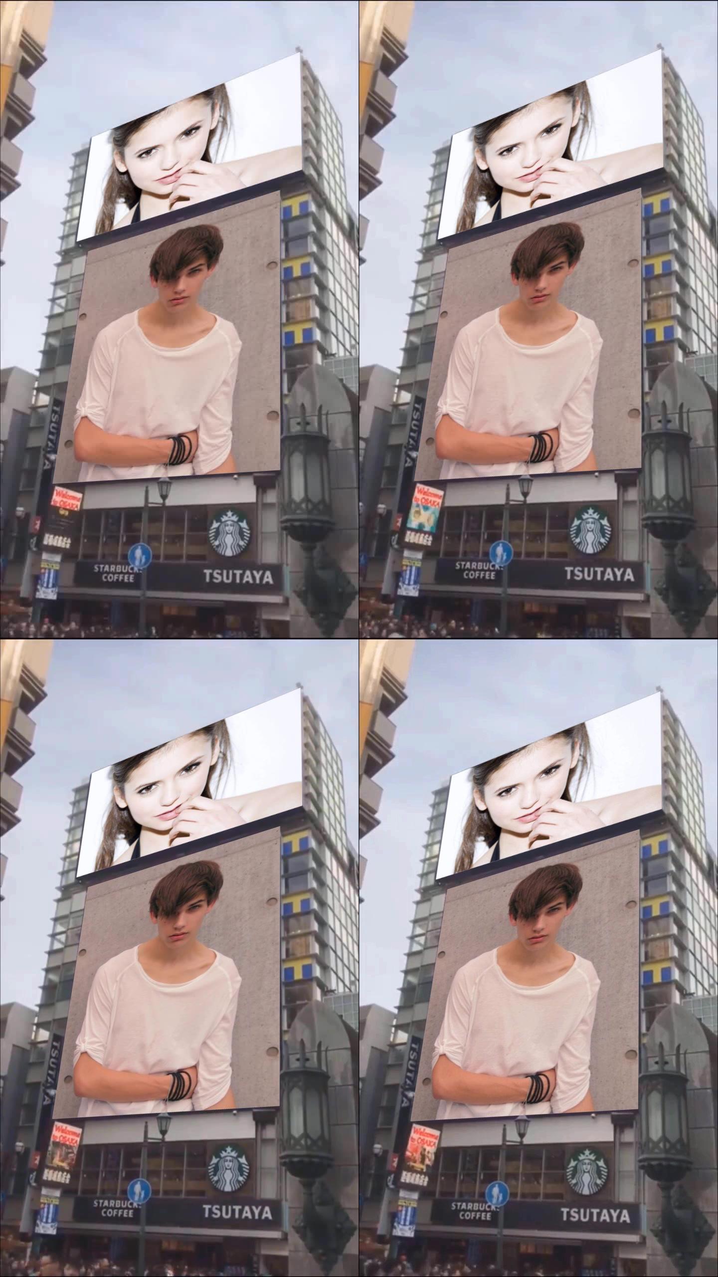 日本东京株式会社最热闹的街区微信AE视频