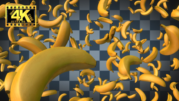 【4K】黄香蕉下落