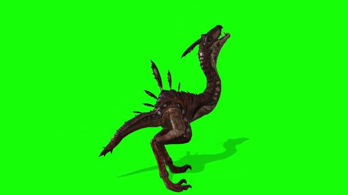 恐龙绿幕抠像素材