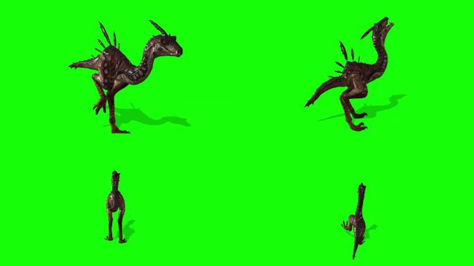 恐龙绿幕抠像素材