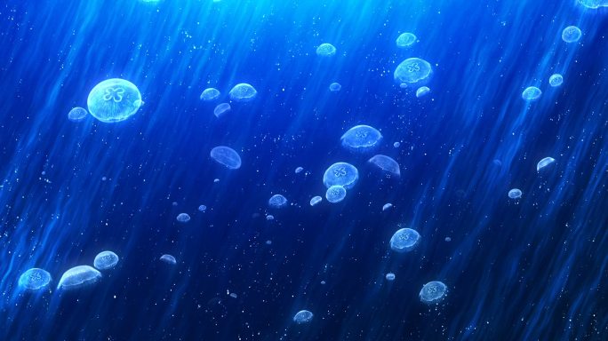 【原创】唯美浪漫梦幻海底世界海洋水母