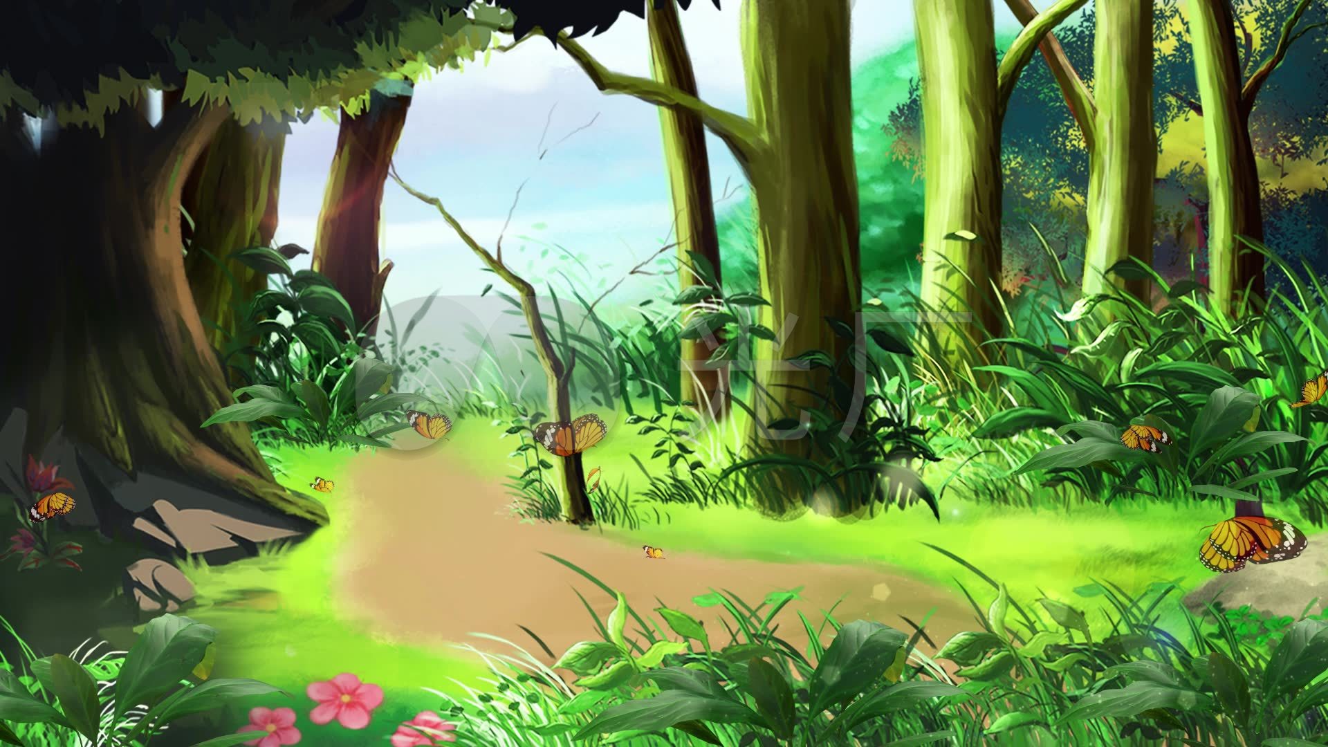 森林场景|插画|儿童插画|干脆面YANICE - 原创作品 - 站酷 (ZCOOL)