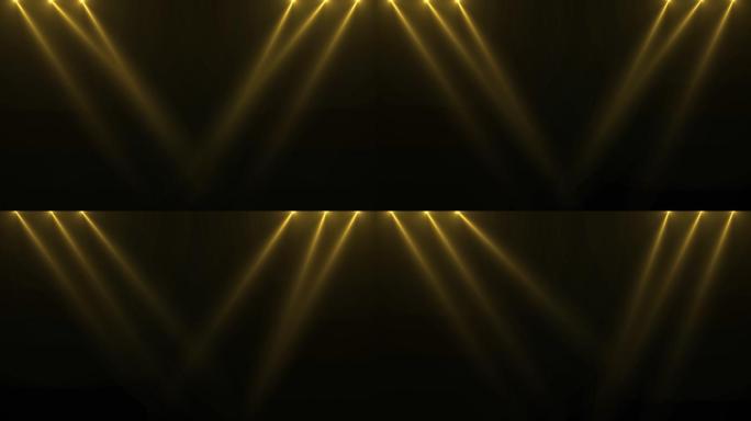 透明通道金色聚光灯视频素材