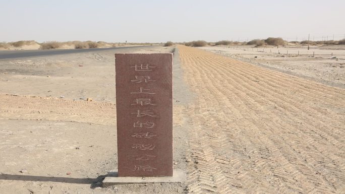 新疆省若羌县218国道国道红砖路老路