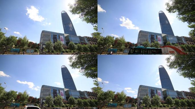 济南绿地普利中心商务大楼延时摄影