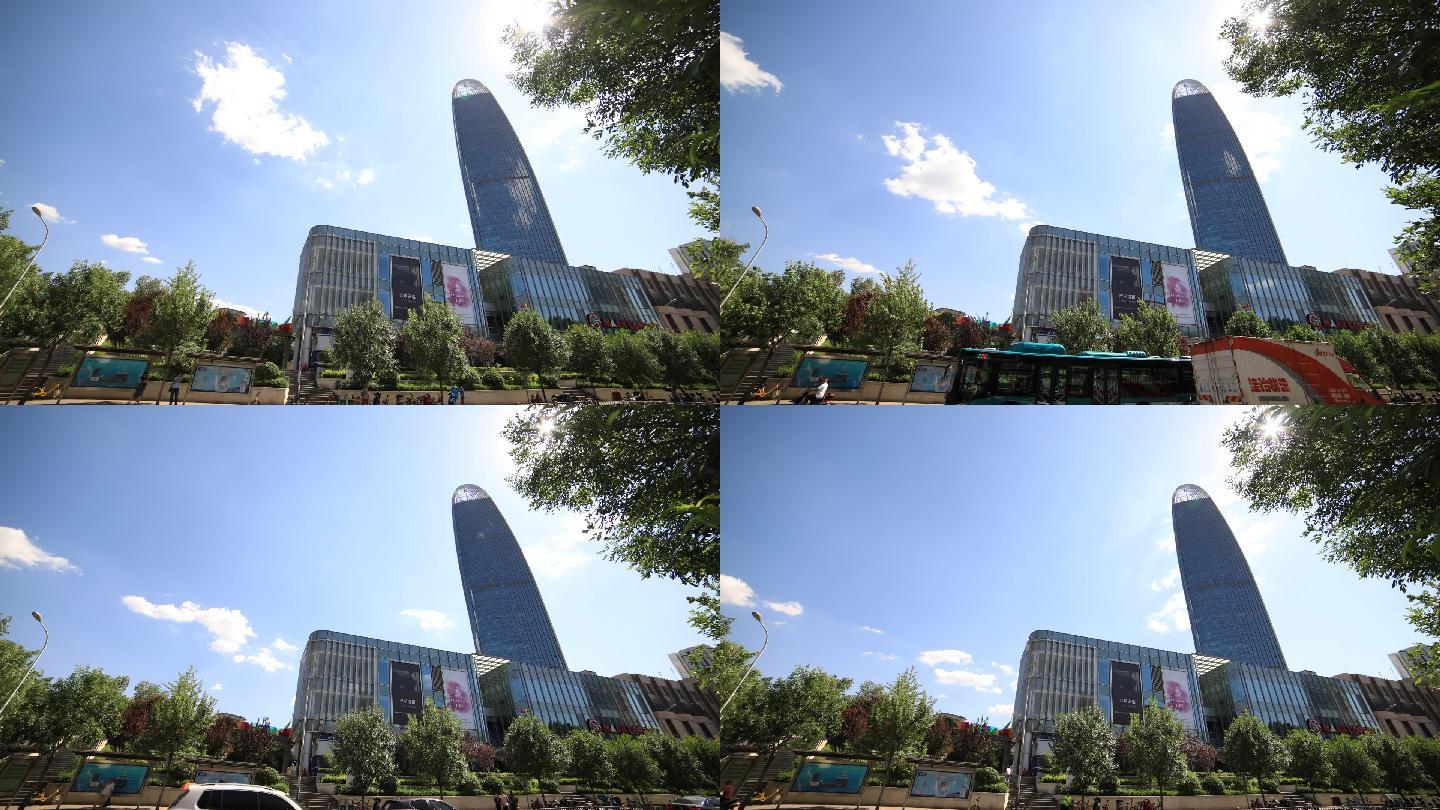济南绿地普利中心商务大楼延时摄影