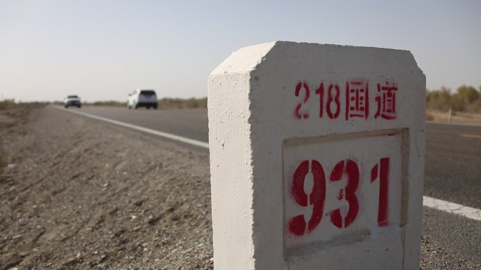 新疆省若羌县218国道国道