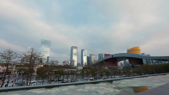 空气质量检测深圳市民广场街景