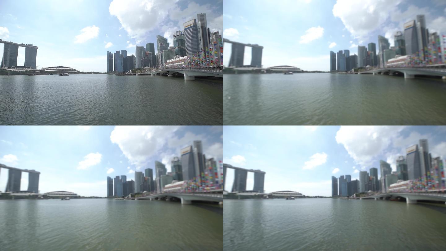 新加坡滨海湾实拍视频