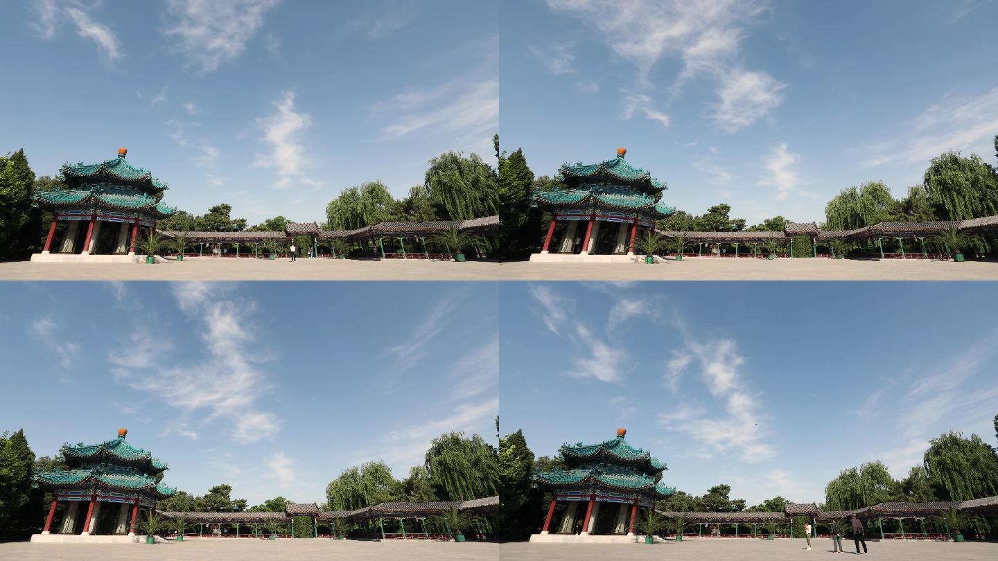 北京中山公园中山堂延时摄影