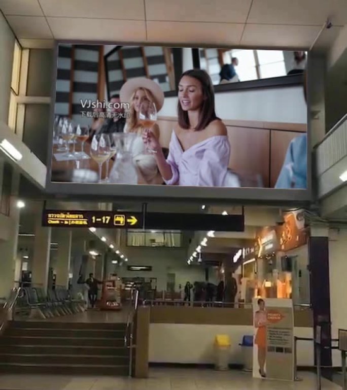 泰国曼谷机场实拍微信AE小视频模板