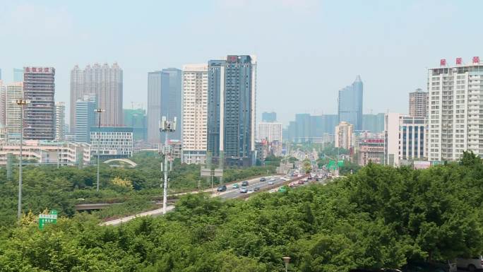 南宁市车流好看大景