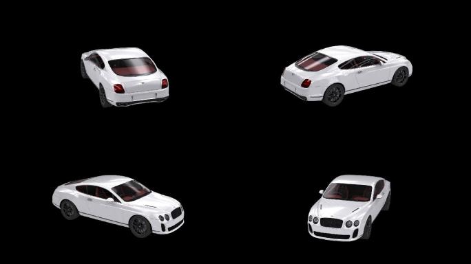 3D动画-全息投影豪车宾利展示AR001