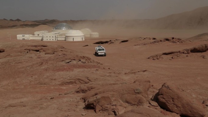 火星地貌基地火星车